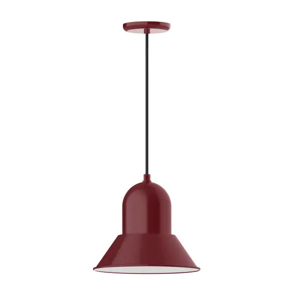 Cord hung pendants are a fun and useful addition to your décor, they will add color, and design flair to any application. Choose from 23 finishes and 12 cord patterns, accessorize with a wire grill, or glass and guard to create your own custom pendant. Great for interior use over a table, island, or workbench. Our Prima shade is elegant and clean-lined, inspiring illumination of your beautiful view