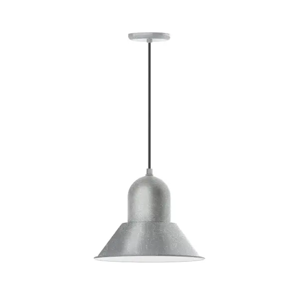Cord hung pendants are a fun and useful addition to your décor, they will add color, and design flair to any application. Choose from 23 finishes and 12 cord patterns, accessorize with a wire grill, or glass and guard to create your own custom pendant. Great for interior use over a table, island, or workbench. Our Prima shade is elegant and clean-lined, inspiring illumination of your beautiful view