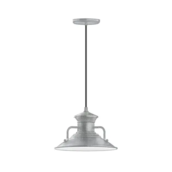 Cord hung pendants are a fun and useful addition to your décor, they will add color, and design flair to any application. Choose from 23 finishes and 12 cord patterns, accessorize with a wire grill, or glass and guard to create your own custom pendant. Great for interior use over a table, island, or workbench. The Homestead shade with its cap and handles, has farmhouse flair, at home over a kitchen table or a wide front porch.
