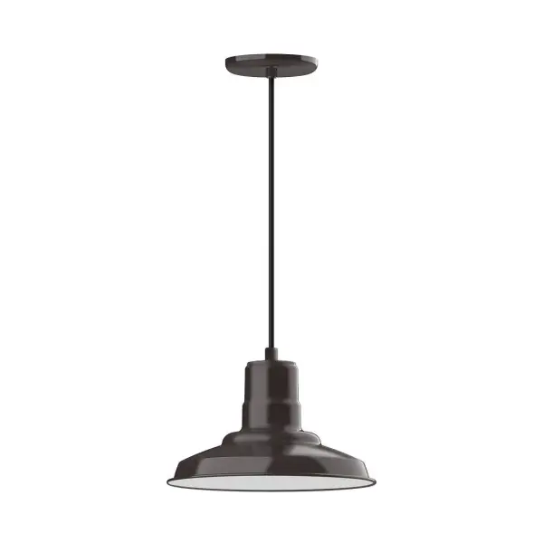 Cord hung pendants are a fun and useful addition to your décor, they will add color, and design flair to any application. Choose from 10 finishes and 10 cord patterns, accessorize with a wire grill, or glass and guard to create your own custom pendant. Great for interior use over a table, island, or workbench. The Warehouse shade is our most popular shade style, and we offer in a large variety of sizes. Collection: Warehouse Finish: Architectural Bronze Glass: Clear Glass with Cast Guard Notes: Option (1) A19 LED and Integrated LED Width: 12.00" Height: 103.00" Length: 12.00" Weight: 3.00 lb Wire: 6' White SJT Cord Canopy: 5.375" diameter Number of Bulbs: 1 Maximum Wattage: 100.00 W Bulb Type: A19 Bulb Base: E26 Medium Light Source: Incandescent or LED equivalent Dimmable Voltage: 120.00 V Country of Origin: US Safety Listing: UL/cUL Safety Rating: Dry Dark Sky LED Manufacturer Warranty: 1-year limited warranty on the fixture.