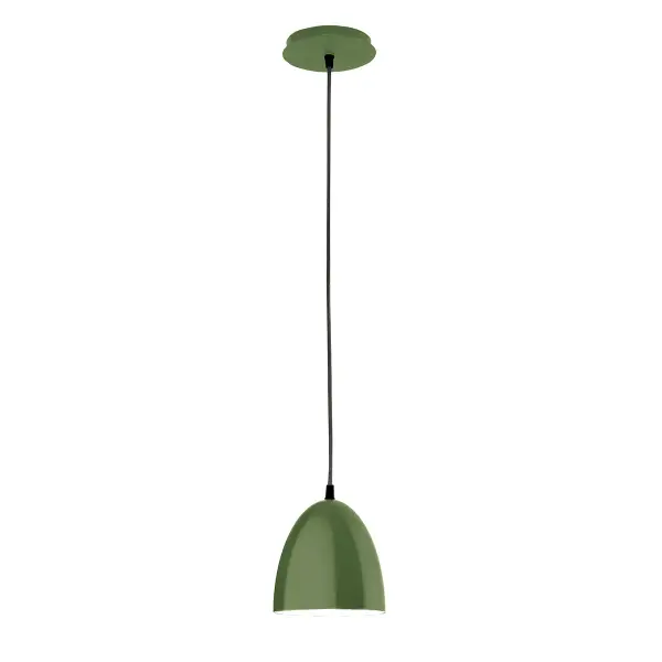 Cord hung pendants are a fun and useful addition to your décor, they will add color, and design flair to any application. Choose from 23 finishes and 12 cord patterns, accessorize with a wire grill, or glass and guard to create your own custom pendant. Great for interior use over a table, island, or workbench. Our 12-inch glass Jill shade is made in the USA and will add a vintage feel to your space.
