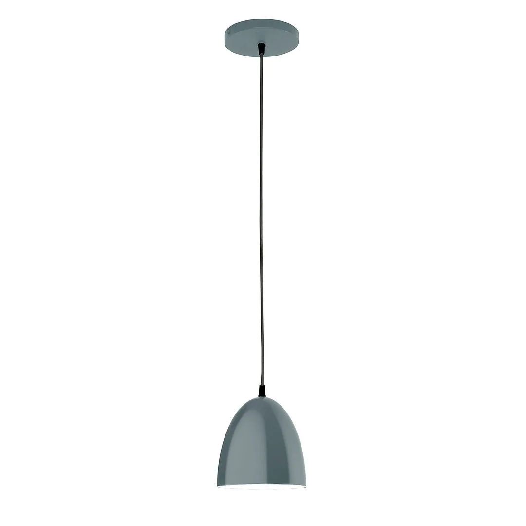 Jill LED Pendant in Slate Gray