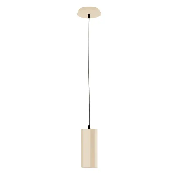 Cord hung pendants are a fun and useful addition to your décor, they will add color, and design flair to any application. Choose from 10 finishes and 10 cord patterns, accessorize with a wire grill, or glass and guard to create your own custom pendant. Great for interior use over a table, island, or workbench. Our 12-inch glass Jordan shade is made in the USA and will add a vintage feel to your space. Collection: Jordan Finish: Cream Glass: 3.5 inch Jordan Notes: Option (1) A19 LED and 1-Integrated 8W Width: 3.50" Height: 80.00" Length: 3.50" Weight: 6.00 lb Wire: 6' Black SJT Canopy: 5" diameter Number of Bulbs: 1 Maximum Wattage: 100.00 W Bulb Type: A19 Bulb Base: E26 Medium Light Source: Incandescent or LED equivalent Dimmable Voltage: 120.00 V Country of Origin: US Safety Listing: UL/cUL Safety Rating: Dry LED Manufacturer Warranty: 1-year limited warranty on the fixture.