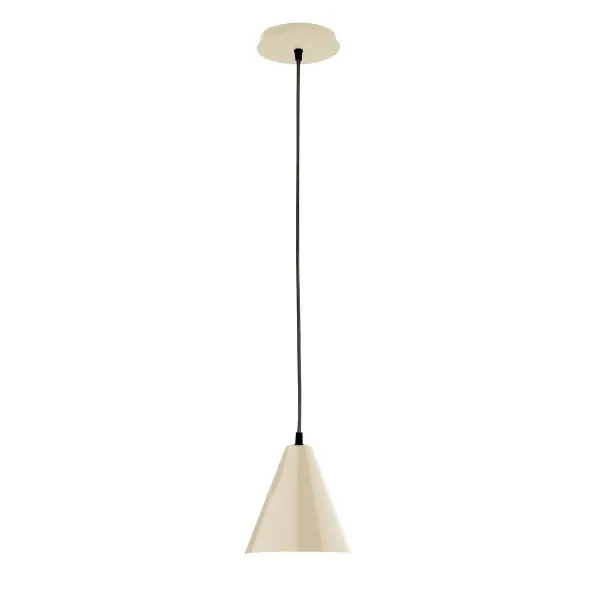 Cord hung pendants are a fun and useful addition to your décor, they will add color, and design flair to any application. Choose from 10 finishes and 10 cord patterns, accessorize with a wire grill, or glass and guard to create your own custom pendant. Great for interior use over a table, island, or workbench. Our 12-inch glass Jynx shade is made in the USA and will add a vintage feel to your space. Collection: Jynx Finish: Cream Glass: 8 inch Jynx Notes: Option (1) A19 LED and 1-Integrated 8W Width: 8.00" Height: 80.00" Length: 8.00" Weight: 6.00 lb Wire: 6' Black SJT Canopy: 5" diameter Number of Bulbs: 1 Maximum Wattage: 100.00 W Bulb Type: A19 Bulb Base: E26 Medium Light Source: Incandescent or LED equivalent Dimmable Voltage: 120.00 V Country of Origin: US Safety Listing: UL/cUL Safety Rating: Dry LED Manufacturer Warranty: 1-year limited warranty on the fixture.