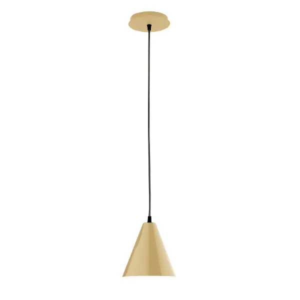 Cord hung pendants are a fun and useful addition to your décor, they will add color, and design flair to any application. Choose from 23 finishes and 12 cord patterns, accessorize with a wire grill, or glass and guard to create your own custom pendant. Great for interior use over a table, island, or workbench. Our 12-inch glass Jynx shade is made in the USA and will add a vintage feel to your space.