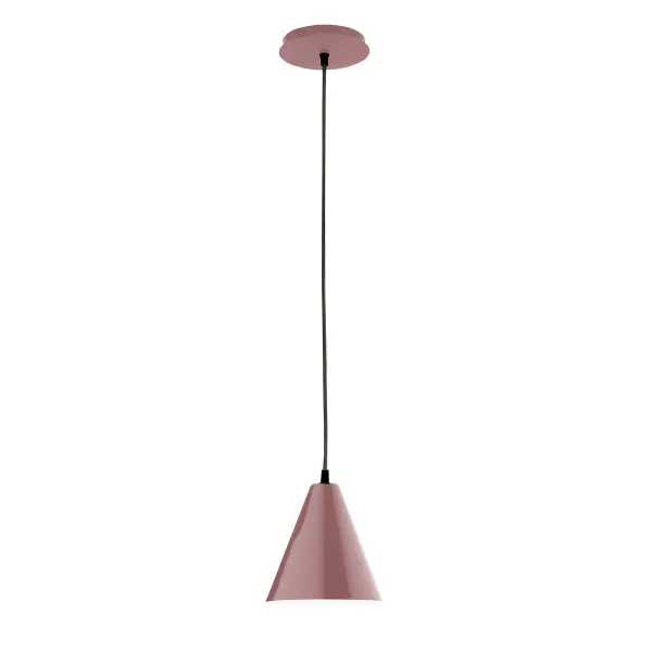 Cord hung pendants are a fun and useful addition to your décor, they will add color, and design flair to any application. Choose from 23 finishes and 12 cord patterns, accessorize with a wire grill, or glass and guard to create your own custom pendant. Great for interior use over a table, island, or workbench. Our 12-inch glass Jynx shade is made in the USA and will add a vintage feel to your space.