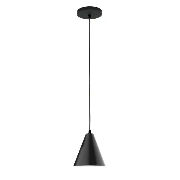 Cord hung pendants are a fun and useful addition to your décor, they will add color, and design flair to any application. Choose from 23 finishes and 12 cord patterns, accessorize with a wire grill, or glass and guard to create your own custom pendant. Great for interior use over a table, island, or workbench. Our 12-inch glass Jynx shade is made in the USA and will add a vintage feel to your space.