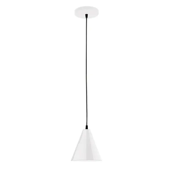 Cord hung pendants are a fun and useful addition to your décor, they will add color, and design flair to any application. Choose from 23 finishes and 12 cord patterns, accessorize with a wire grill, or glass and guard to create your own custom pendant. Great for interior use over a table, island, or workbench. Our 12-inch glass Jynx shade is made in the USA and will add a vintage feel to your space.