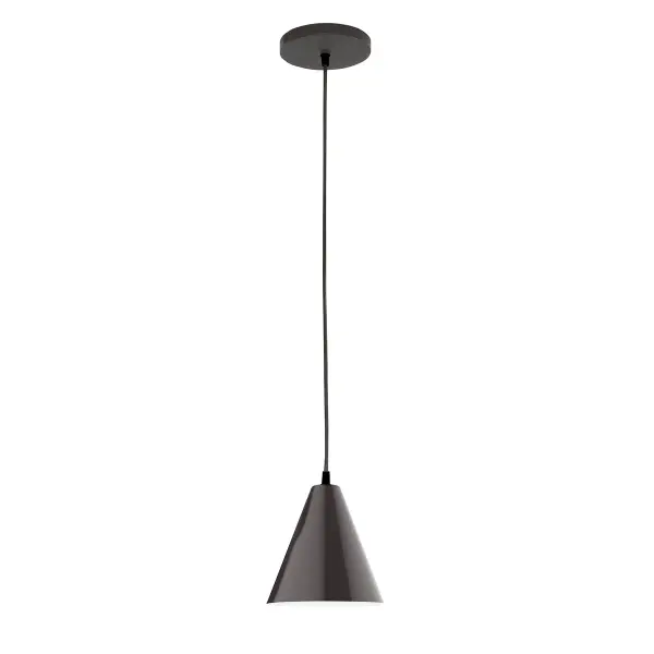 Cord hung pendants are a fun and useful addition to your décor, they will add color, and design flair to any application. Choose from 23 finishes and 12 cord patterns, accessorize with a wire grill, or glass and guard to create your own custom pendant. Great for interior use over a table, island, or workbench. Our 12-inch glass Jynx shade is made in the USA and will add a vintage feel to your space.
