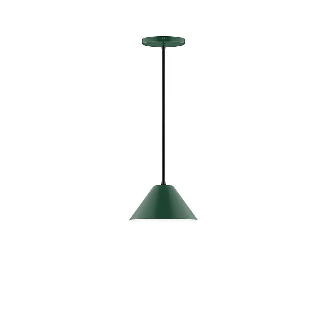 Pinnacle LED Pendant in Forest Green