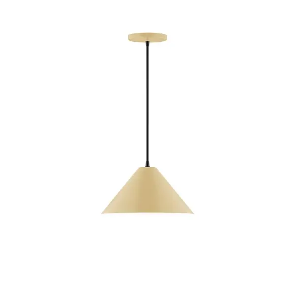 Pinnacle, a contemporary series of basic spun geometric shapes, is simply configured for interior use. Colorful and clean-lined, these axially symmetric shapes will add pizzazz to your space. Collection: Pinnacle Finish: Ivory Glass: 6 inch White Opal Glass Globe Notes: Option (1) A19 LED Width: 12.00" Height: 78.00" Length: 12.00" Weight: 6.00 lb Wire: 6' Black and White Houndstooth Fabric Cord Canopy: 5" diameter Number of Bulbs: 1 Maximum Wattage: 100.00 W Bulb Type: A19 Bulb Base: E26 Medium Light Source: Incandescent or LED equivalent Dimmable Voltage: 120.00 V Material: Aluminum Country of Origin: US Safety Listing: UL/cUL Safety Rating: Dry LED Manufacturer Warranty: 1-year limited warranty on the fixture.