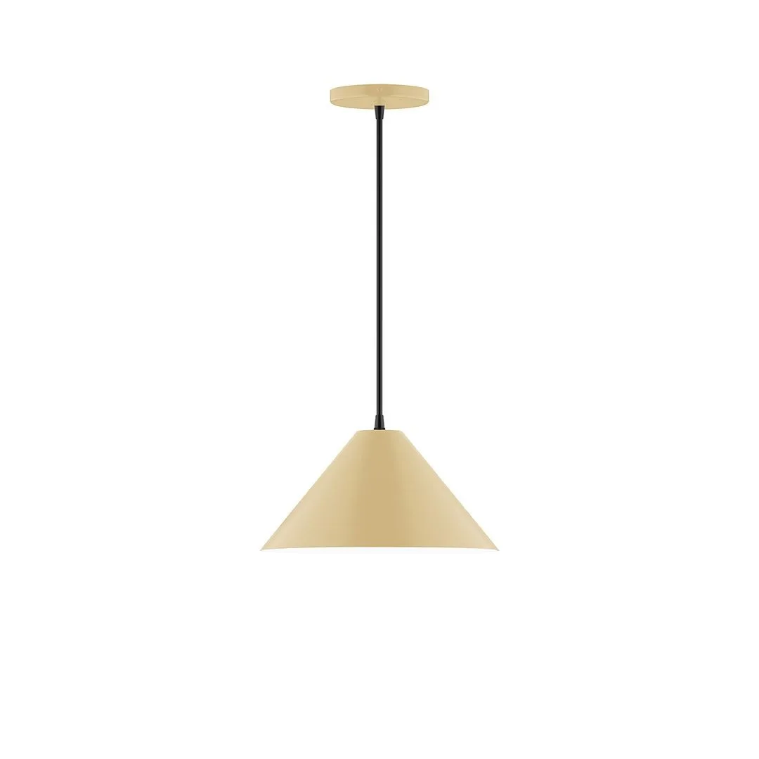 Pinnacle One Light Pendant in Ivory