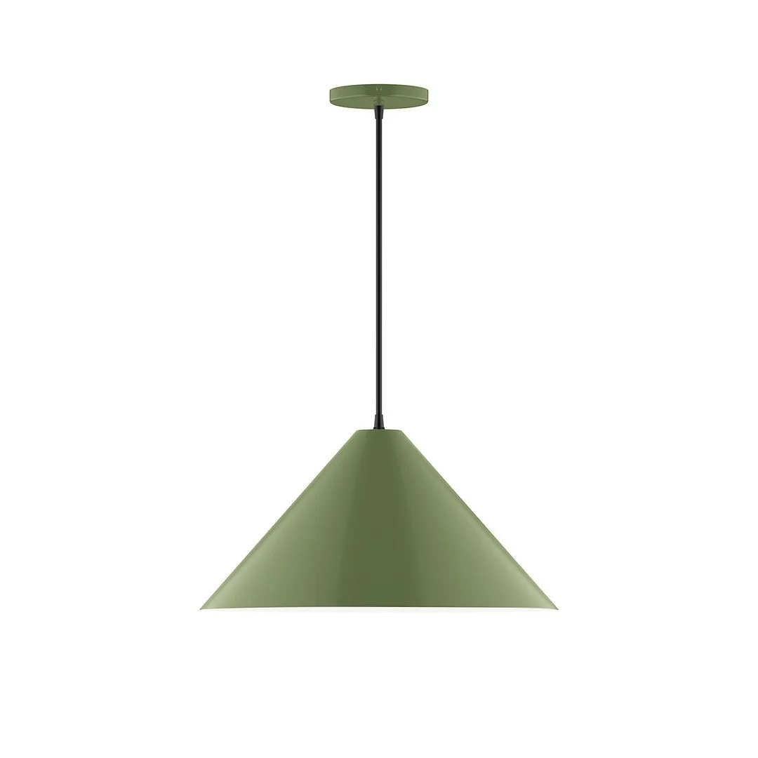 Pinnacle LED Pendant in Fern Green