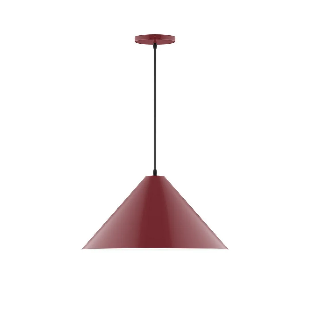 Pinnacle LED Pendant in Barn Red