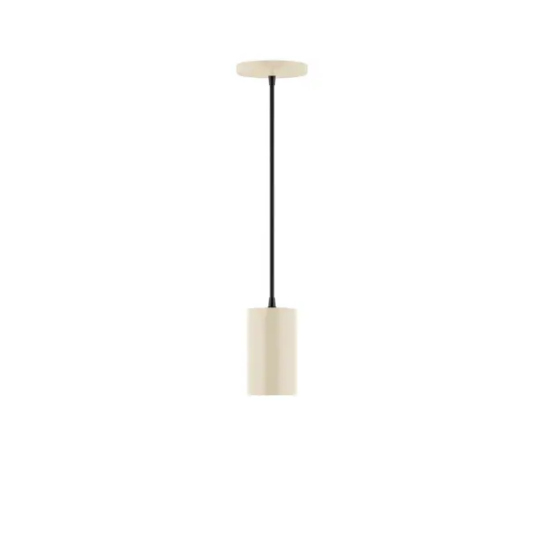 Beam, a contemporary series of basic spun geometric shapes, is simply configured for interior use. Colorful and clean-lined, these axially symmetric shapes will add pizzazz to your space. Collection: Beam Finish: Cream Glass: 3.5 inch Beam Notes: Option (1) A19 LED and 1-Integrated 8W Width: 3.50" Height: 78.00" Length: 3.50" Weight: 4.00 lb Wire: 6' Black SJT Canopy: 5" diameter Number of Bulbs: 1 Maximum Wattage: 100.00 W Bulb Type: A19 Bulb Base: E26 Medium Light Source: Incandescent or LED equivalent Dimmable Voltage: 120.00 V Material: Aluminum Country of Origin: US Safety Listing: UL/cUL Safety Rating: Dry LED Manufacturer Warranty: 1-year limited warranty on the fixture.