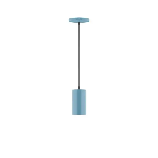 Beam, a contemporary series of basic spun geometric shapes, is simply configured for interior use. Colorful and clean-lined, these axially symmetric shapes will add pizzazz to your space. Collection: Beam Finish: Light Blue Glass: 3.5 inch Beam Width: 3.50" Height: 78.00" Length: 3.50" Weight: 4.00 lb Wire: 6' Polished Copper Fabric Cord Canopy: 5" diameter Number of Bulbs: 1 Maximum Wattage: 8.00 W Light Source: LED Light Output: 800.00 lm Color Temperature: 3000 K CRI: 90 Dimmable Rated Average Life: 50,000 Voltage: 120.00 V Country of Origin: US Safety Listing: UL/cUL Safety Rating: Dry LED Manufacturer Warranty: 1-year limited warranty on the fixture.