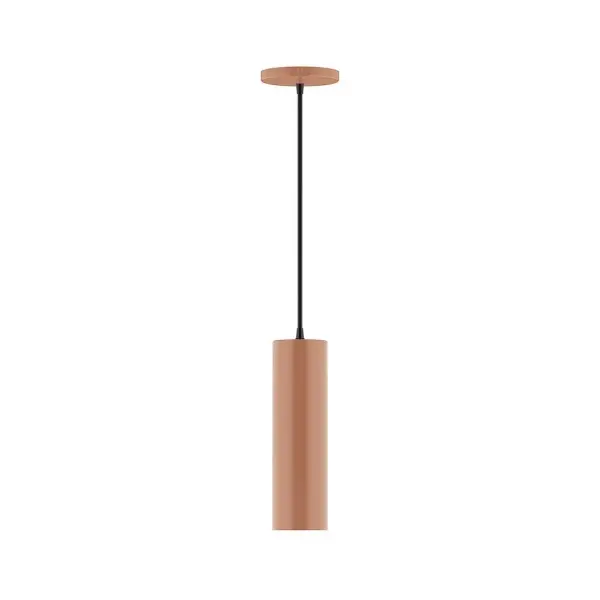 Beam, a contemporary series of basic spun geometric shapes, is simply configured for interior use. Colorful and clean-lined, these axially symmetric shapes will add pizzazz to your space. Collection: Beam Finish: Terracotta Glass: 3.5 inch Beam Width: 3.50" Height: 84.00" Length: 3.50" Weight: 5.00 lb Wire: 6' Cool Tweed Fabric Cord Canopy: 5" diameter Number of Bulbs: 1 Maximum Wattage: 8.00 W Light Source: LED Light Output: 800.00 lm Color Temperature: 3000 K CRI: 90 Dimmable Rated Average Life: 50,000 Voltage: 120.00 V Country of Origin: US Safety Listing: UL/cUL Safety Rating: Dry LED Manufacturer Warranty: 1-year limited warranty on the fixture.
