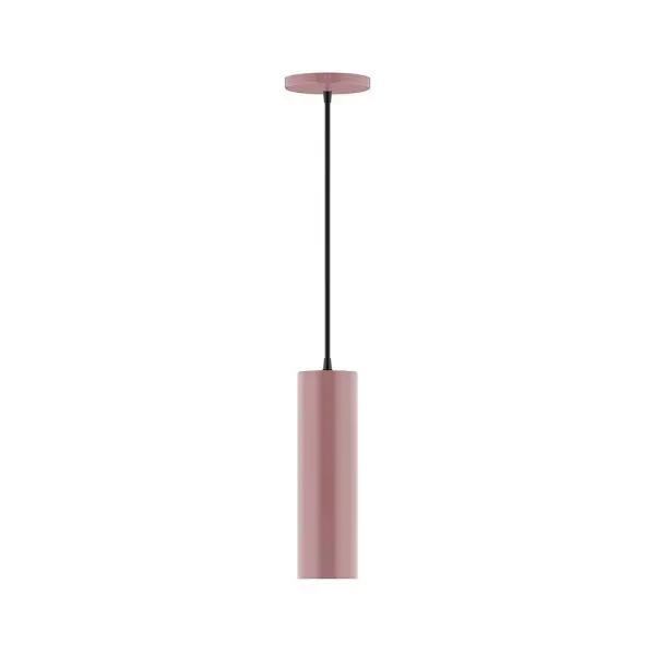 Beam, a contemporary series of basic spun geometric shapes, is simply configured for interior use. Colorful and clean-lined, these axially symmetric shapes will add pizzazz to your space. Collection: Beam Finish: Mauve Glass: 3.5 inch Beam Width: 3.50" Height: 84.00" Length: 3.50" Weight: 5.00 lb Wire: 6' Red and White Zigzag Fabric Cord Canopy: 5" diameter Number of Bulbs: 1 Maximum Wattage: 8.00 W Light Source: LED Light Output: 800.00 lm Color Temperature: 3000 K CRI: 90 Dimmable Rated Average Life: 50,000 Voltage: 120.00 V Country of Origin: US Safety Listing: UL/cUL Safety Rating: Dry LED Manufacturer Warranty: 1-year limited warranty on the fixture.