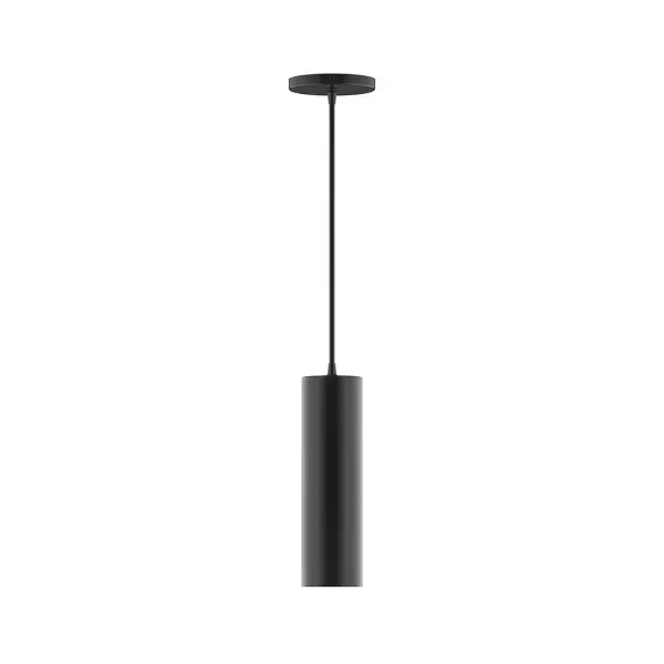 Beam, a contemporary series of basic spun geometric shapes, is simply configured for interior use. Colorful and clean-lined, these axially symmetric shapes will add pizzazz to your space. Collection: Beam Finish: Black Glass: 3.5 inch Beam Width: 3.50" Height: 84.00" Length: 3.50" Weight: 5.00 lb Wire: 6' Red and White Zigzag Fabric Cord Canopy: 5" diameter Number of Bulbs: 1 Maximum Wattage: 8.00 W Light Source: LED Light Output: 800.00 lm Color Temperature: 3000 K CRI: 90 Dimmable Rated Average Life: 50,000 Voltage: 120.00 V Country of Origin: US Safety Listing: UL/cUL Safety Rating: Dry LED Manufacturer Warranty: 1-year limited warranty on the fixture.