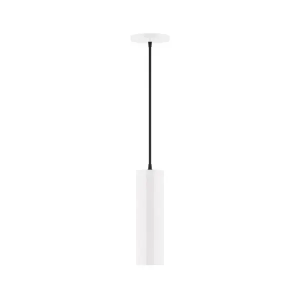 Beam, a contemporary series of basic spun geometric shapes, is simply configured for interior use. Colorful and clean-lined, these axially symmetric shapes will add pizzazz to your space. Collection: Beam Finish: White Glass: 3.5 inch Beam Width: 3.50" Height: 84.00" Length: 3.50" Weight: 5.00 lb Wire: 6' Red and White Zigzag Fabric Cord Canopy: 5" diameter Number of Bulbs: 1 Maximum Wattage: 8.00 W Light Source: LED Light Output: 800.00 lm Color Temperature: 3000 K CRI: 90 Dimmable Rated Average Life: 50,000 Voltage: 120.00 V Country of Origin: US Safety Listing: UL/cUL Safety Rating: Dry LED Manufacturer Warranty: 1-year limited warranty on the fixture.