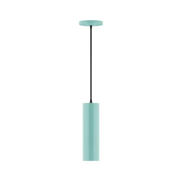 Beam, a contemporary series of basic spun geometric shapes, is simply configured for interior use. Colorful and clean-lined, these axially symmetric shapes will add pizzazz to your space. Collection: Beam Finish: Sea Green Glass: 3.5 inch Beam Width: 3.50" Height: 84.00" Length: 3.50" Weight: 5.00 lb Wire: 6' Polished Copper Fabric Cord Canopy: 5" diameter Number of Bulbs: 1 Maximum Wattage: 8.00 W Light Source: LED Light Output: 800.00 lm Color Temperature: 3000 K CRI: 90 Dimmable Rated Average Life: 50,000 Voltage: 120.00 V Country of Origin: US Safety Listing: UL/cUL Safety Rating: Dry LED Manufacturer Warranty: 1-year limited warranty on the fixture.