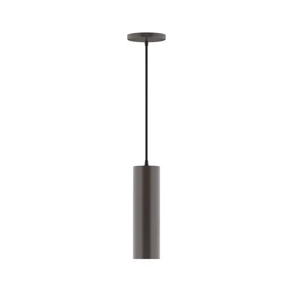 Beam, a contemporary series of basic spun geometric shapes, is simply configured for interior use. Colorful and clean-lined, these axially symmetric shapes will add pizzazz to your space. Collection: Beam Finish: Architectural Bronze Glass: 3.5 inch Beam Width: 3.50" Height: 84.00" Length: 3.50" Weight: 5.00 lb Wire: 6' Black SJT Canopy: 5" diameter Number of Bulbs: 1 Maximum Wattage: 8.00 W Light Source: LED Light Output: 800.00 lm Color Temperature: 3000 K CRI: 90 Dimmable Rated Average Life: 50,000 Voltage: 120.00 V Country of Origin: US Safety Listing: UL/cUL Safety Rating: Dry LED Manufacturer Warranty: 1-year limited warranty on the fixture.