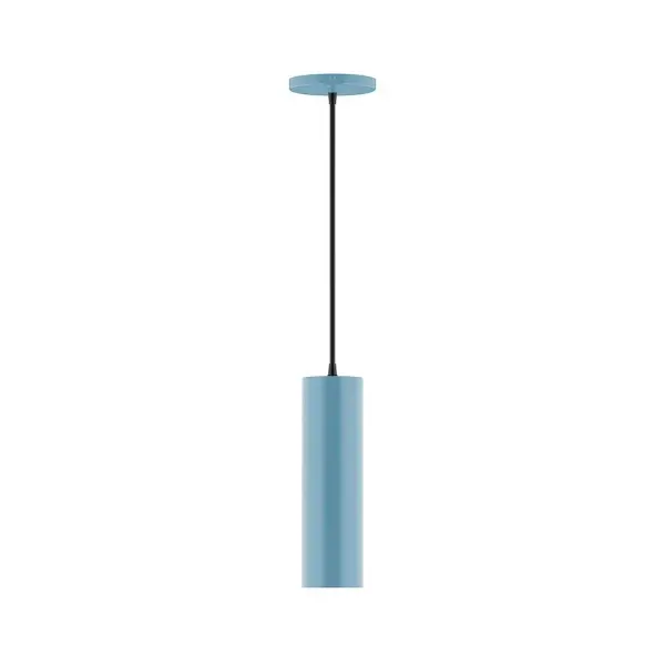 Beam, a contemporary series of basic spun geometric shapes, is simply configured for interior use. Colorful and clean-lined, these axially symmetric shapes will add pizzazz to your space. Collection: Beam Finish: Light Blue Glass: 3.5 inch Beam Width: 3.50" Height: 84.00" Length: 3.50" Weight: 5.00 lb Wire: 6' Cool Tweed Fabric Cord Canopy: 5" diameter Number of Bulbs: 1 Maximum Wattage: 8.00 W Light Source: LED Light Output: 800.00 lm Color Temperature: 3000 K CRI: 90 Dimmable Rated Average Life: 50,000 Voltage: 120.00 V Country of Origin: US Safety Listing: UL/cUL Safety Rating: Dry LED Manufacturer Warranty: 1-year limited warranty on the fixture.