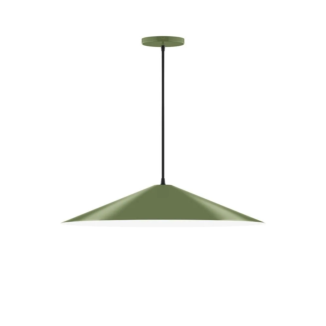 Vessel LED Pendant in Fern Green