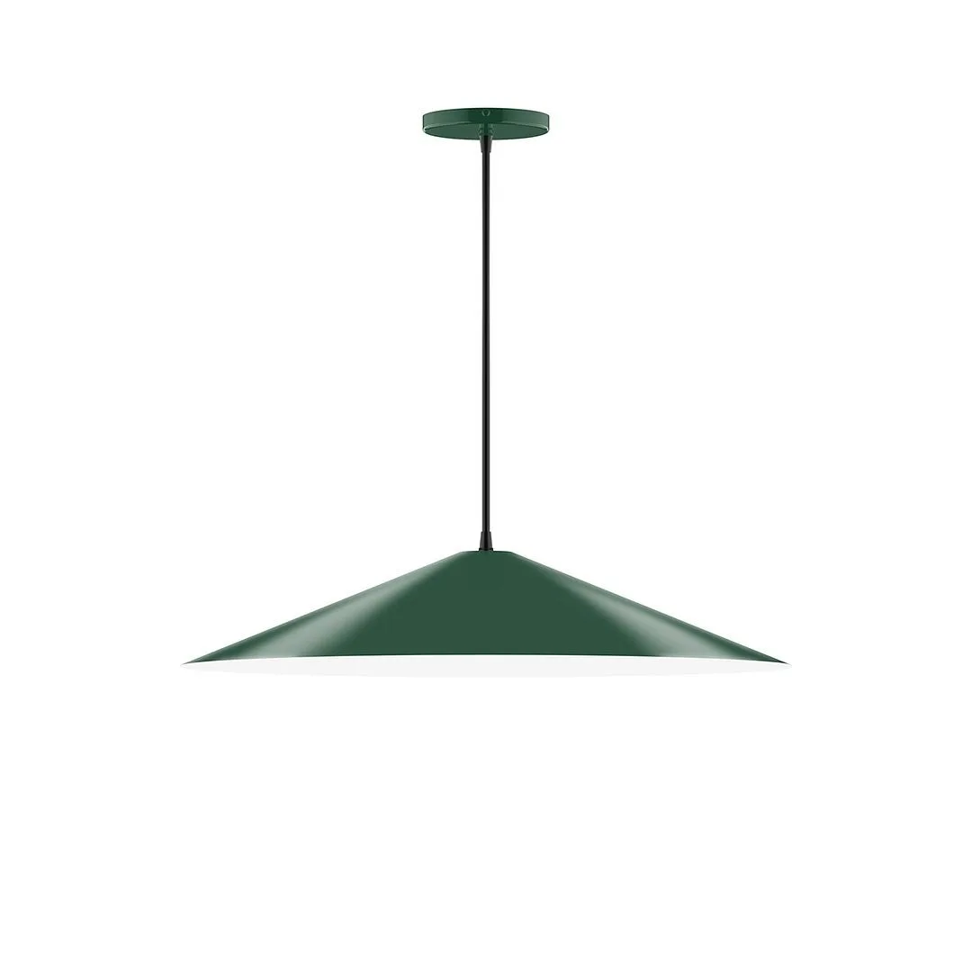 Vessel LED Pendant in Forest Green