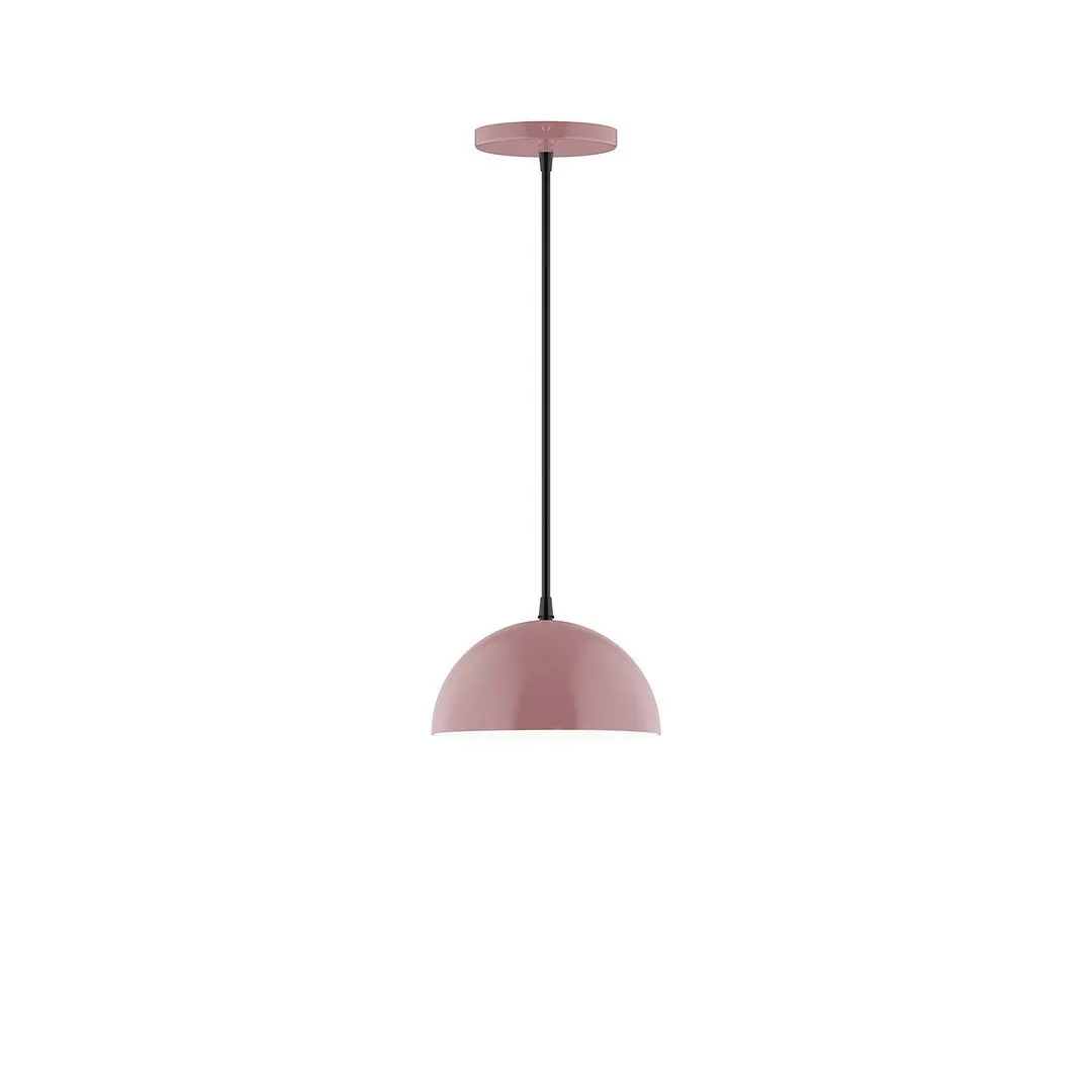 Arcade LED Pendant in Mauve