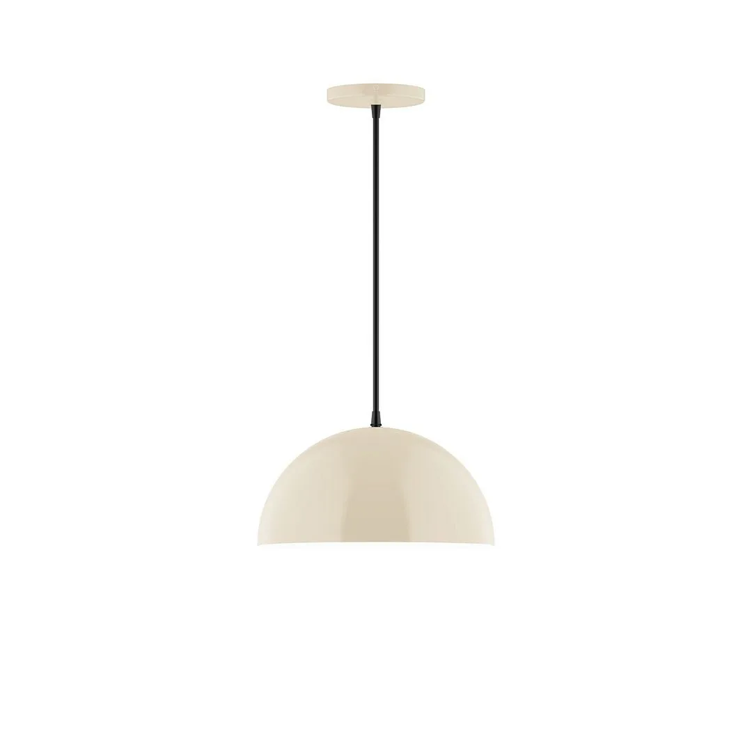 Arcade LED Pendant in Cream