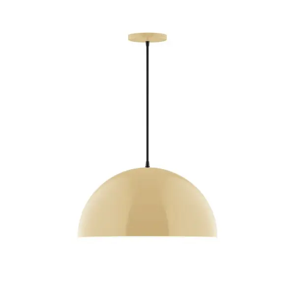 Arcade, a contemporary series of basic spun geometric shapes, is simply configured for interior use. Colorful and clean-lined, these axially symmetric shapes will add pizzazz to your space. Collection: Arcade Finish: Ivory Glass: 18 inch Arcade Width: 18.00" Height: 81.00" Length: 18.00" Weight: 8.00 lb Wire: 6' Black and White Houndstooth Fabric Cord Canopy: 5" diameter Number of Bulbs: 1 Maximum Wattage: 15.00 W Light Source: LED Light Output: 1200.00 lm Color Temperature: 2700 K CRI: 90 Dimmable Rated Average Life: 50,000 Voltage: 120.00 V Country of Origin: US Safety Listing: UL/cUL Safety Rating: Dry LED Manufacturer Warranty: 1-year limited warranty on the fixture.