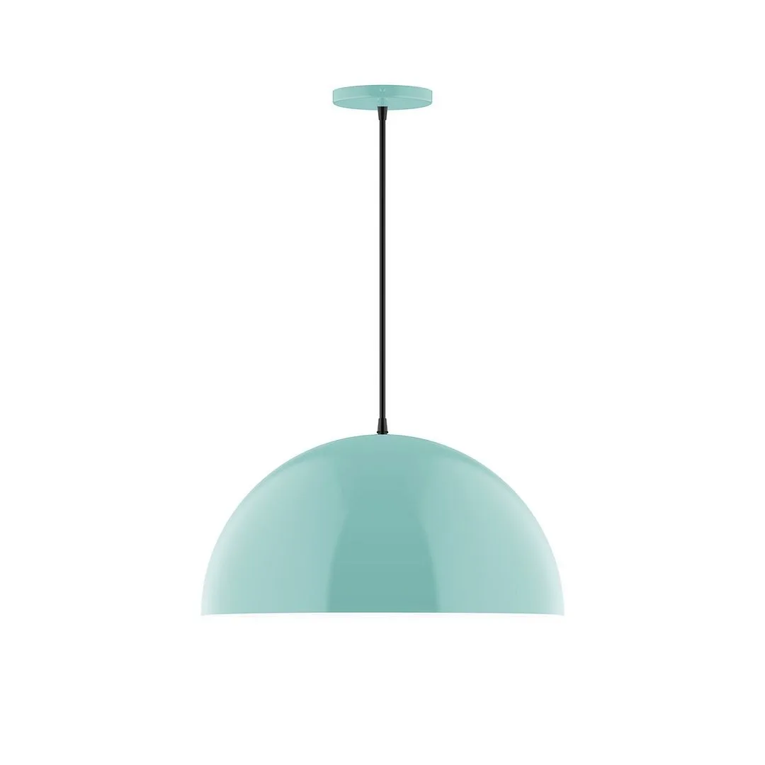 Arcade LED Pendant in Sea Green