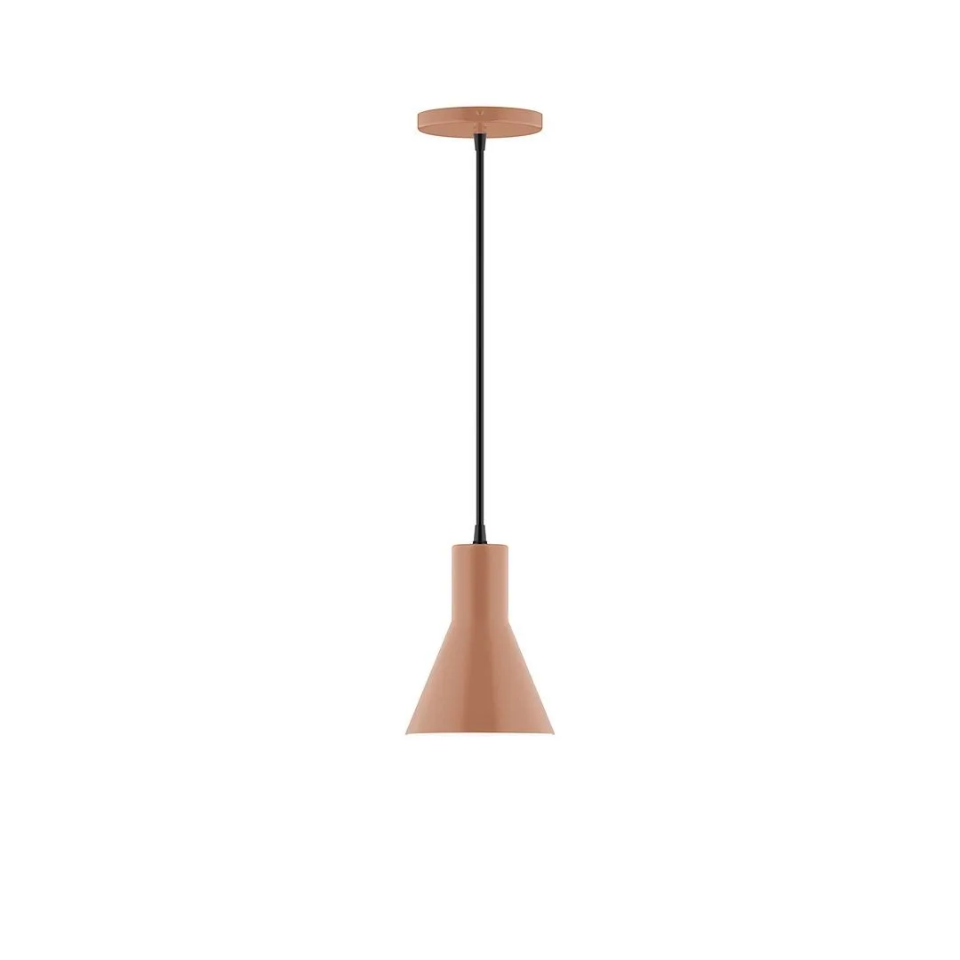 Flare LED Pendant in Terracotta