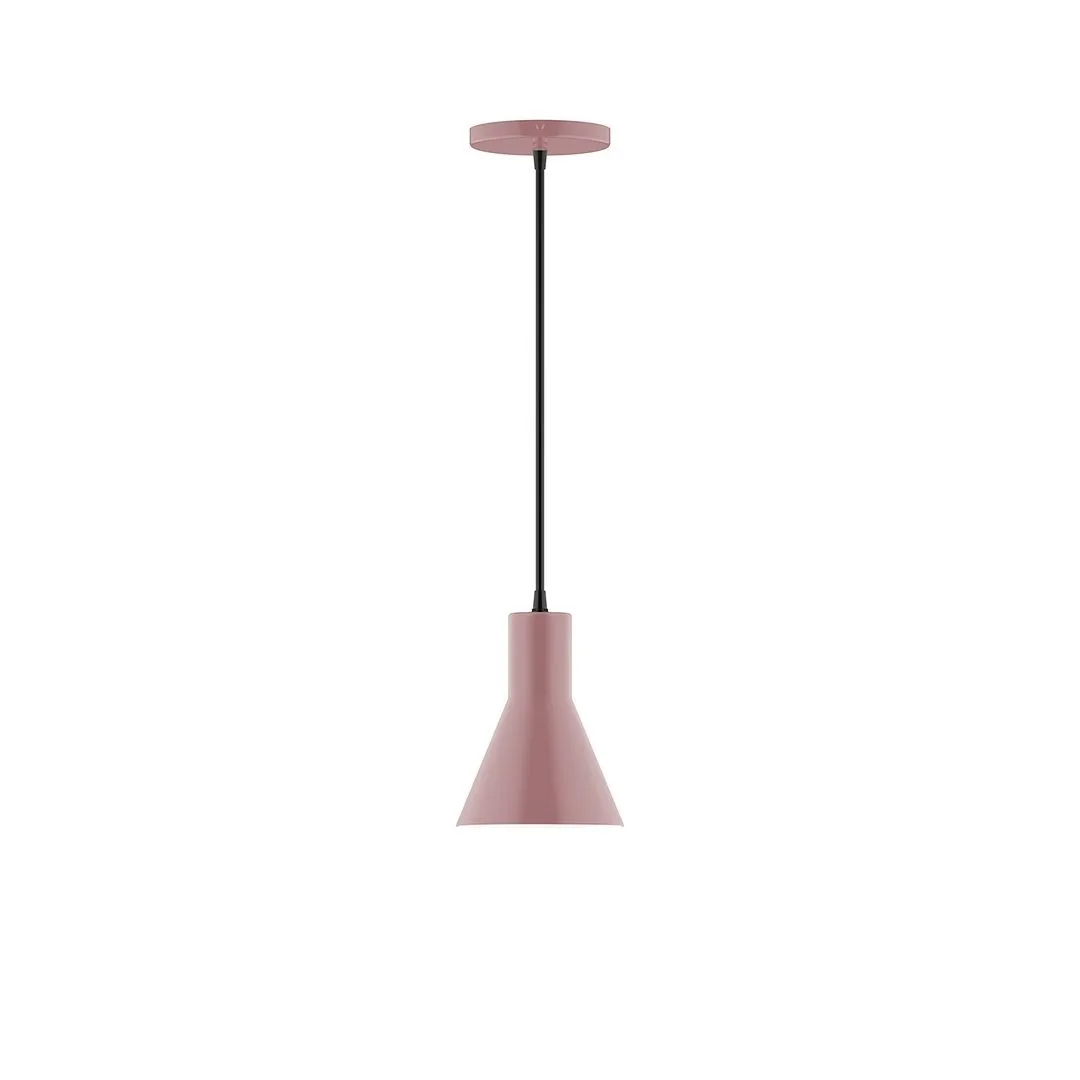 Flare LED Pendant in Mauve