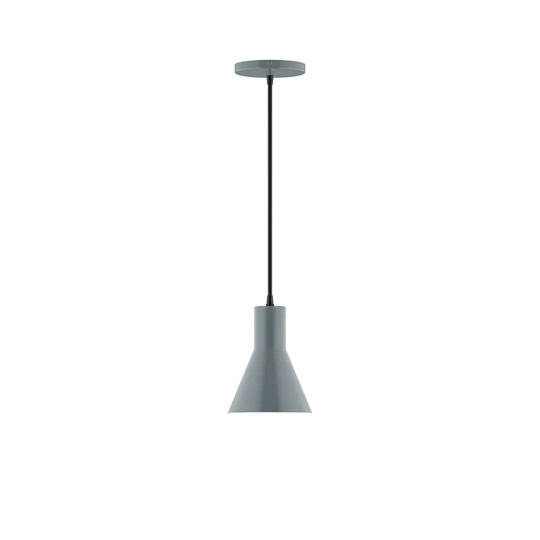 Flare LED Pendant in Slate Gray