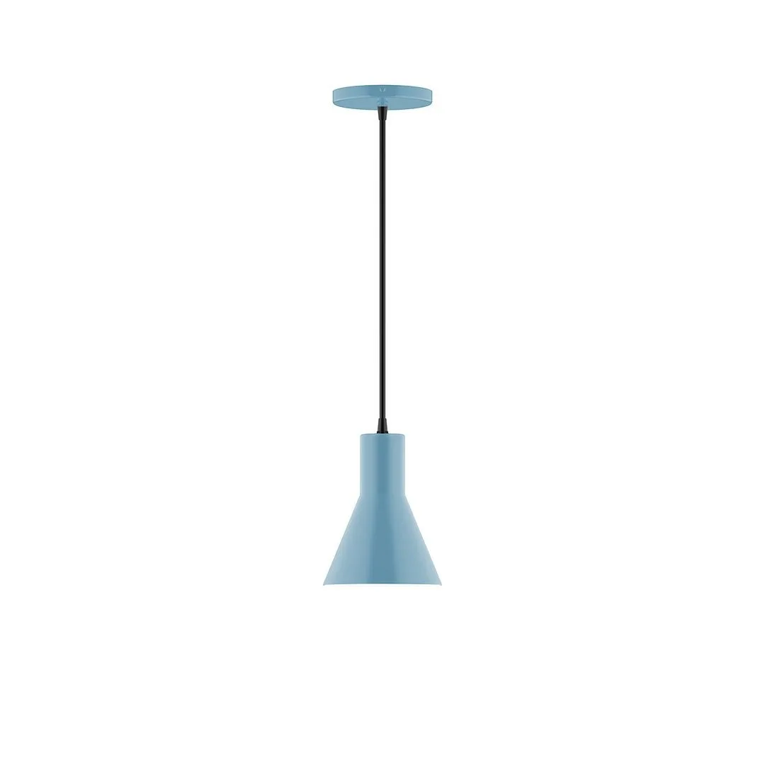 Flare LED Pendant in Light Blue