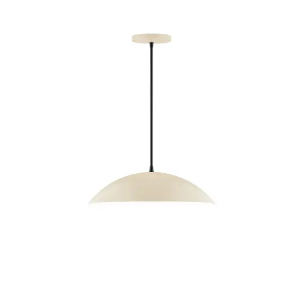 Plateau, a contemporary series of basic spun geometric shapes, is simply configured for interior use. Colorful and clean-lined, these axially symmetric shapes will add pizzazz to your space. Collection: Plateau Finish: Cream Glass: 16 inch Plateau Width: 16.00" Height: 76.00" Length: 16.00" Weight: 6.00 lb Wire: 6' Gray Fabric Cord Canopy: 5" diameter Number of Bulbs: 2 Maximum Wattage: 15.00 W Light Source: LED Light Output: 1200.00 lm Color Temperature: 2700 K CRI: 90 Dimmable Rated Average Life: 50,000 Voltage: 120.00 V Country of Origin: US Safety Listing: UL/cUL Safety Rating: Dry LED Manufacturer Warranty: 1-year limited warranty on the fixture.