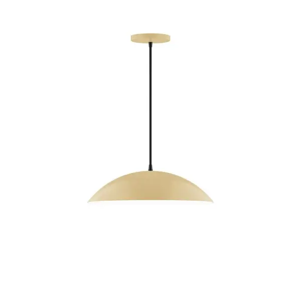 Plateau, a contemporary series of basic spun geometric shapes, is simply configured for interior use. Colorful and clean-lined, these axially symmetric shapes will add pizzazz to your space. Collection: Plateau Finish: Ivory Glass: 16 inch Plateau Width: 16.00" Height: 76.00" Length: 16.00" Weight: 6.00 lb Wire: 6' Gray Fabric Cord Canopy: 5" diameter Number of Bulbs: 2 Maximum Wattage: 15.00 W Light Source: LED Light Output: 1200.00 lm Color Temperature: 2700 K CRI: 90 Dimmable Rated Average Life: 50,000 Voltage: 120.00 V Country of Origin: US Safety Listing: UL/cUL Safety Rating: Dry LED Manufacturer Warranty: 1-year limited warranty on the fixture.