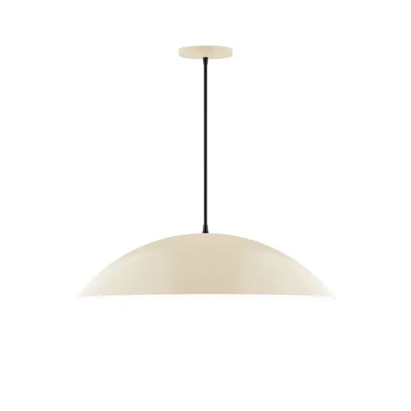 Plateau, a contemporary series of basic spun geometric shapes, is simply configured for interior use. Colorful and clean-lined, these axially symmetric shapes will add pizzazz to your space. Collection: Plateau Finish: Cream Glass: 24 inch Plateau Width: 24.00" Height: 78.00" Length: 24.00" Weight: 6.00 lb Wire: 6' Polished Copper Fabric Cord Canopy: 5" diameter Number of Bulbs: 2 Maximum Wattage: 25.00 W Light Source: LED Light Output: 1800.00 lm Color Temperature: 2700 K CRI: 90 Dimmable Rated Average Life: 50,000 Voltage: 120.00 V Country of Origin: US Safety Listing: UL/cUL Safety Rating: Dry LED Manufacturer Warranty: 1-year limited warranty on the fixture.