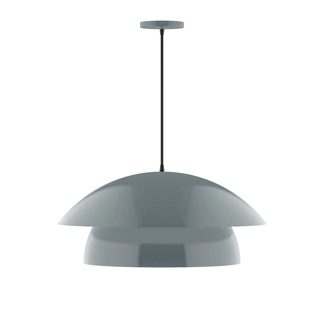 Nest LED Pendant in Slate Gray