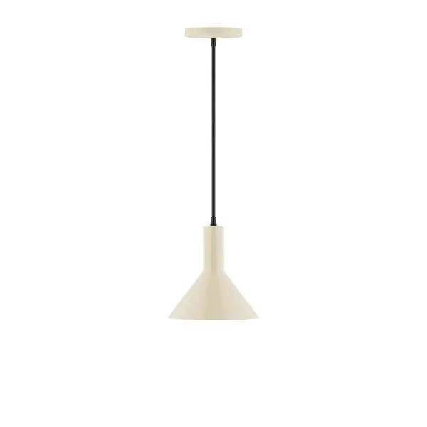 Geometric and colorful, the Chase series is simply configured for interior use. Chase is offered in multiple shapes, sizes and colors, choices to suit most any application. Collection: Chase Finish: Cream Glass: 8 inch Chase Width: 8.00" Height: 80.00" Length: 8.00" Weight: 4.00 lb Wire: 6' Cool Tweed Fabric Cord Canopy: 5" diameter Number of Bulbs: 1 Maximum Wattage: 8.00 W Light Source: LED Light Output: 800.00 lm Color Temperature: 3000 K CRI: 90 Dimmable Rated Average Life: 50,000 Voltage: 120.00 V Country of Origin: US Safety Listing: UL/cUL Safety Rating: Dry LED Manufacturer Warranty: 1-year limited warranty on the fixture.