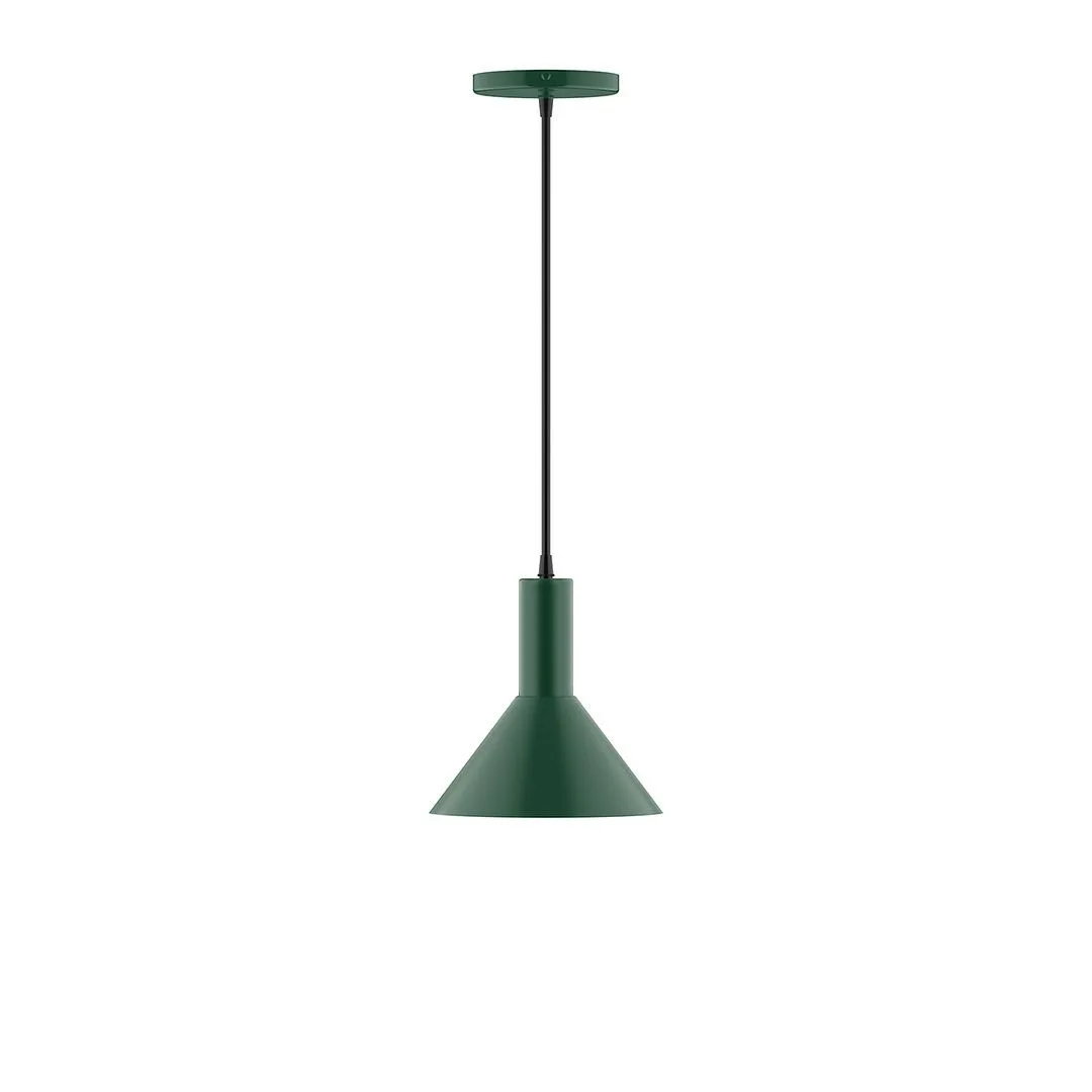 Chase LED Pendant in Forest Green