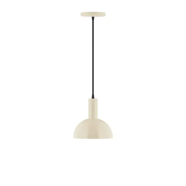 Geometric and colorful, the Ray series is simply configured for interior use. Ray is offered in multiple shapes, sizes and colors, choices to suit most any application. Collection: Ray Finish: Cream Glass: 8 inch Ray Notes: Option (1) G25 LED and 1-Integrated 8W Width: 8.00" Height: 80.00" Length: 8.00" Weight: 4.00 lb Wire: 6' Black SJT Canopy: 5" diameter Number of Bulbs: 1 Maximum Wattage: 60.00 W Bulb Type: G25 Bulb Base: E26 Medium Light Source: Incandescent or LED equivalent Dimmable Voltage: 120.00 V Material: Aluminum Country of Origin: US Safety Listing: UL/cUL Safety Rating: Dry LED Manufacturer Warranty: 1-year limited warranty on the fixture.