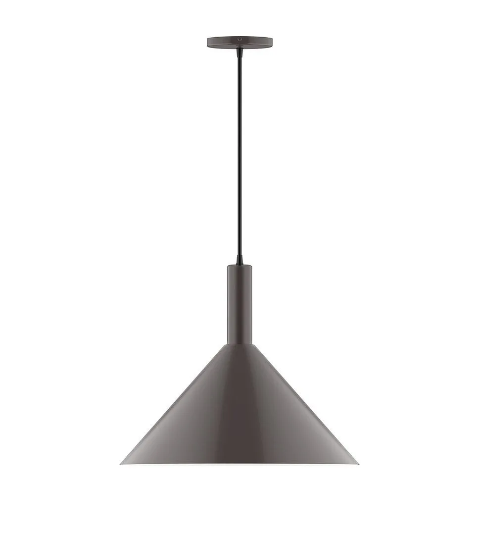 Chase One Light Pendant in Architectural Bronze