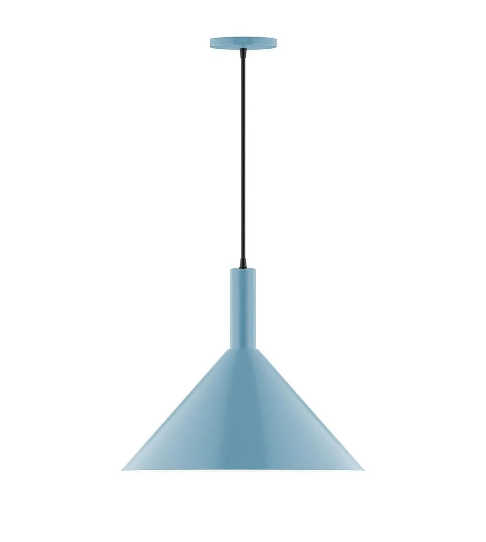 Chase One Light Pendant in Light Blue