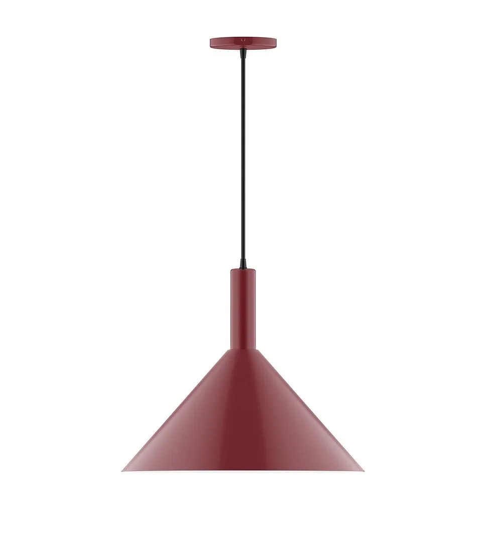 Chase One Light Pendant in Barn Red