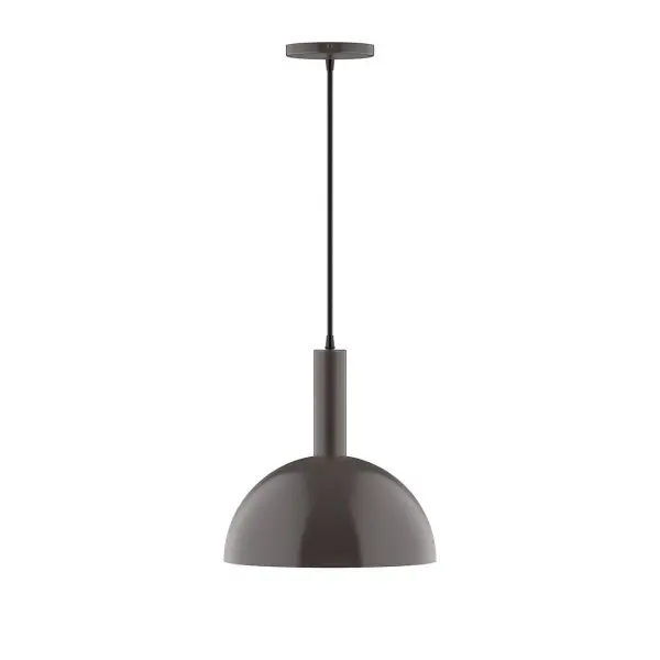 Geometric and colorful, the Ray series is simply configured for interior use. Ray is offered in multiple shapes, sizes and colors, choices to suit most any application. Collection: Ray Finish: Architectural Bronze Glass: 12 inch Ray Width: 12.00" Height: 84.00" Length: 12.00" Weight: 6.00 lb Wire: 6' Black and White Houndstooth Fabric Cord Canopy: 5" diameter Number of Bulbs: 1 Maximum Wattage: 10.00 W Bulb Type: LED Light Source: LED Light Output: 800.00 lm Color Temperature: 2700 K CRI: 90 Dimmable Rated Average Life: 50,000 Voltage: 120.00 V Country of Origin: US Safety Listing: UL/cUL Safety Rating: Dry LED Manufacturer Warranty: 1-year limited warranty on the fixture.