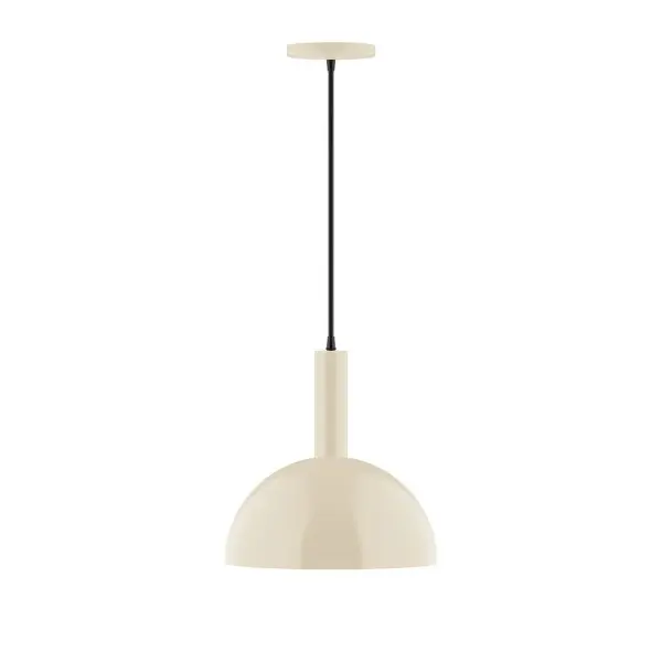 Geometric and colorful, the Ray series is simply configured for interior use. Ray is offered in multiple shapes, sizes and colors, choices to suit most any application. Collection: Ray Finish: Cream Glass: 6 inch White Opal Glass Globe Notes: Option (1) A19 LED Width: 12.00" Height: 84.00" Length: 12.00" Weight: 8.00 lb Wire: 6' Black Fabric Cord Canopy: 5" diameter Number of Bulbs: 1 Maximum Wattage: 100.00 W Bulb Type: A19 Bulb Base: E26 Medium Light Source: Incandescent or LED equivalent Dimmable Voltage: 120.00 V Material: Aluminum Country of Origin: US Safety Listing: UL/cUL Safety Rating: Dry LED Manufacturer Warranty: 1-year limited warranty on the fixture.