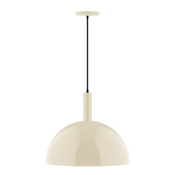 Geometric and colorful, the Ray series is simply configured for interior use. Ray is offered in multiple shapes, sizes and colors, choices to suit most any application. Collection: Ray Finish: Cream Glass: 18 inch Ray Notes: Option (1) A19 LED and 3-Integrated 8W, 10W, 15W Width: 18.00" Height: 87.00" Length: 18.00" Weight: 8.00 lb Wire: 6' Black SJT Canopy: 5" diameter Number of Bulbs: 1 Maximum Wattage: 100.00 W Bulb Type: A19 Bulb Base: E26 Medium Light Source: Incandescent or LED equivalent Dimmable Voltage: 120.00 V Material: Aluminum Country of Origin: US Safety Listing: UL/cUL Safety Rating: Dry LED Manufacturer Warranty: 1-year limited warranty on the fixture.